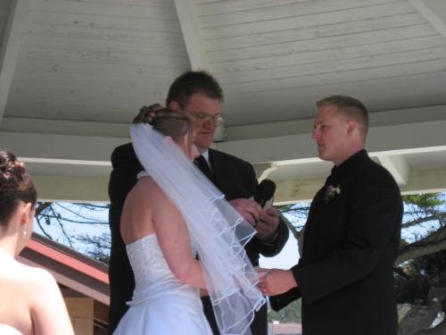 Wedding - My daughter and her new hubby. May 12, 2007.