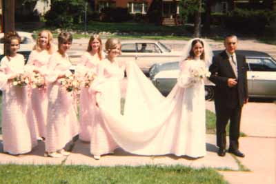 Wedding - a wedding entourage