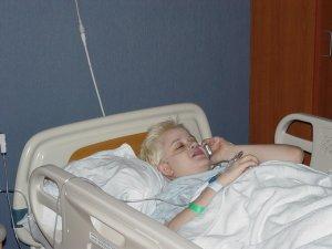 Me After Surgery - Me after spinal surgery in October 2003.