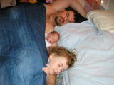 my life - my husband and my girls taking a nap together!!! i love them all soooo much!