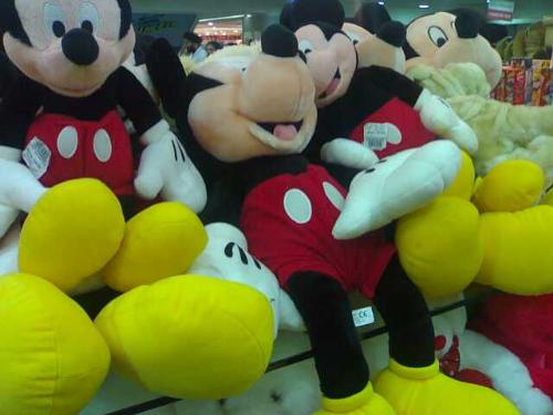 mickey - i love soft toys