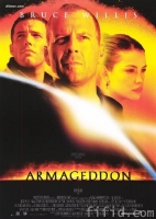 the movie poster of Armageddon, a very moving scie - the movie poster of Armageddon, a very moving science fiction movie