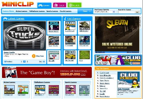 Miniclip - A great sites for online games