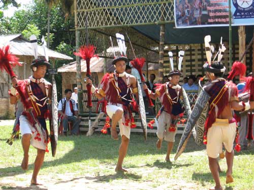 a cultural dance - Ao cultural dance of nagaland. india