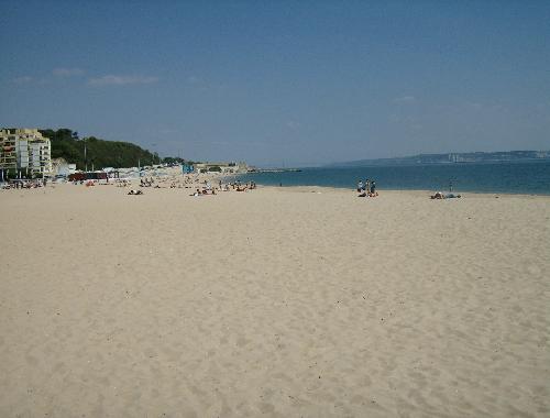 Beach in Santo Amaro de Oeiras, Portugal - image of the beach about a couple of miles from my place of residence.