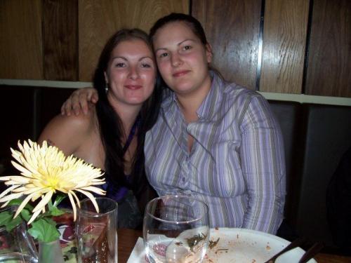 My sister and I - A snap of my sister and I at our other sisters 18th birthday :0)