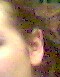 my ear - yeah i just cropped an old pit to show you my ear, it's not even the one that's been bothering me most, but it is cute