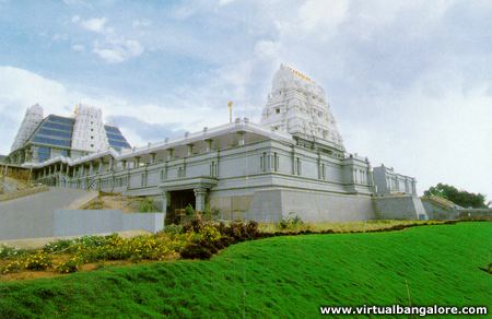 the ISKCON Temple - Internation Krishna Conscious  - its built in both mordern and traditional styles of south india. Its one of the most beautiful temples. Just say Hare Krishna Hare Krishna Krishna Krishna HAre Hare, Hare Rama Rama Rama Hare Hare and look forward to see the temple