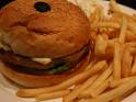 french fries & burger - food to eat.
