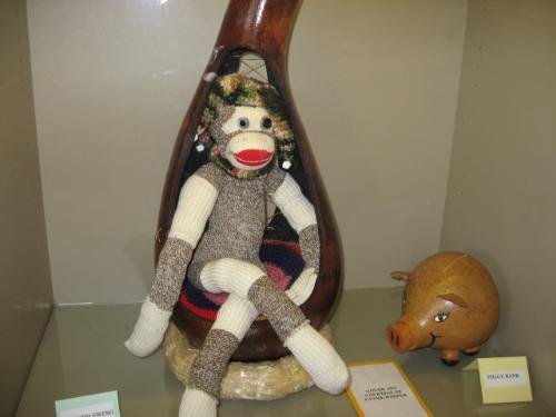 Sock monkey - I made this.