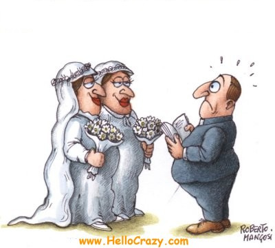 two female .. - two female getting married[comic picture]