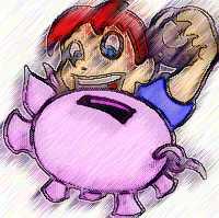 savings - piggy bank.. why is mine always empty?