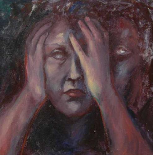 dark living - dark, lonely and scary. Depression sets in