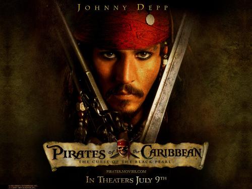 Pirates of the Caribbeans - johnny deep is capt. jack sparrow