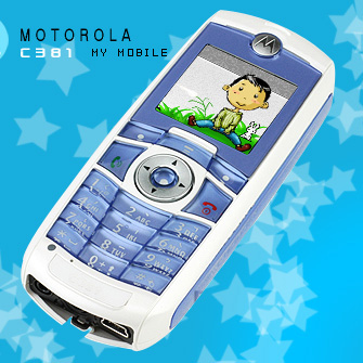 mobile phone - moto c381