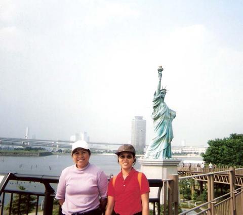 Lady Liberty? - with one look this pic is like taken at the Statue of Liberty... but no this is not... this is a replica found in Tokyo Japan.