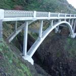 BRIDGE OF CROOKS CHASM HWY 101 - BRIDGE OF CROOKS CHASM HWY 101 ON THE OREGON COAST HWY.
