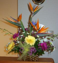 Exotic Anniversary Bouquet - Beautiful exotic flowers given to me on my 13th Wedding Anniversary.