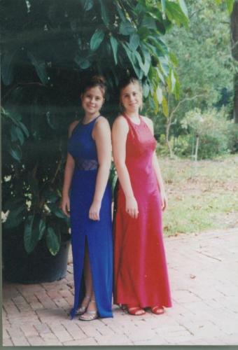 Twins going to homecoming dance - Identical twin girls going to homecoming dance