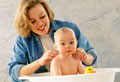 bathing babies - bathing your baby can be a little punishment sometimes