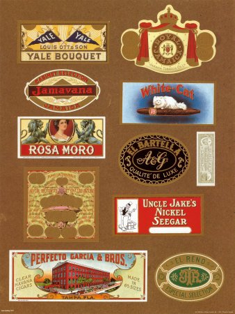 Labels - Someone her collect cigar labels.