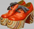 1970s Shoes - Here is the type of shoes which you would see a lot of in the 70s. 