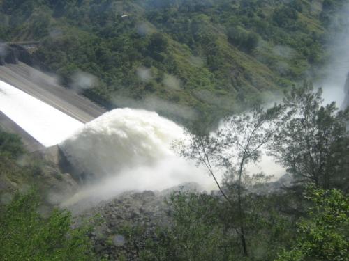binga dam - on the way to the visitor's center in benguet