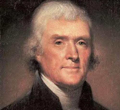 Thomas Jefferson - 'If a man has one God, 10 gods, or no gods, it makes no difference to me.'