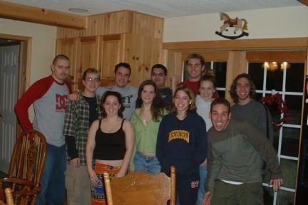 Party Time - My 21st birthday party. I'm the one wearing green in the middle of the group. I was rather drunk at this point in the evening lol.