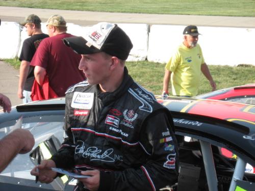 Jeffery Earnhardt - This was taken by a friend as Jeffery and I chatted.  Well okay as I chatted. Hahahaha.