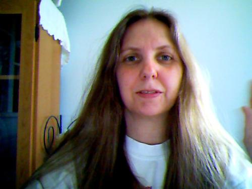 Lisa's picture perfect - This is me sitting at the computer typing.
