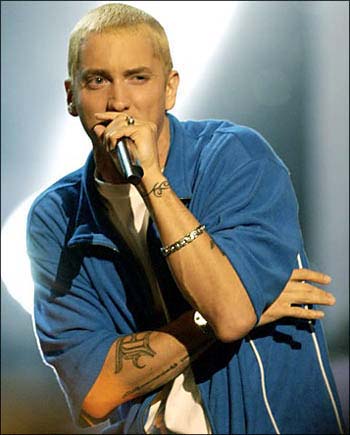 Eminem - The best white rap singer.