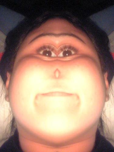 smile!!! - its a warp thing...