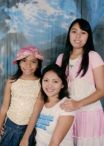 Me and my daughters - How I wonder before are only a kid but now there are more taller than me.