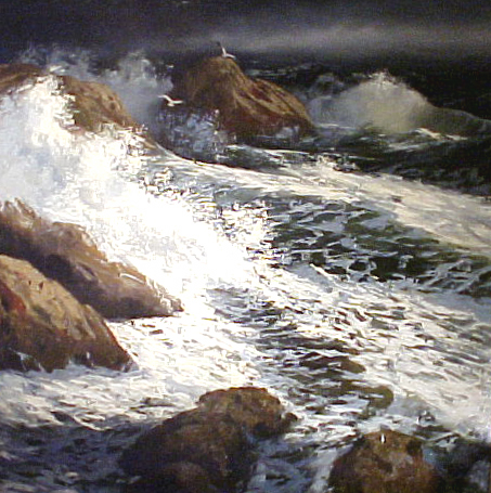 seascape07 - my latest seascape in oils