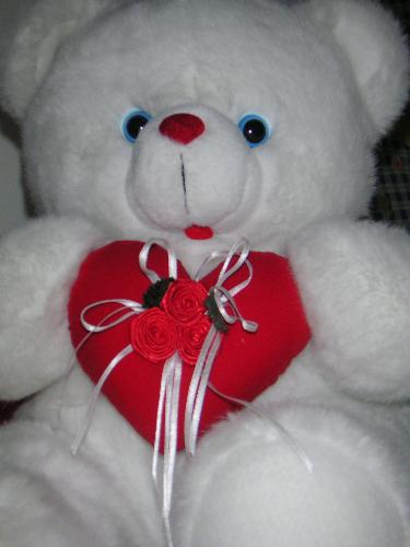 my teddy.. - this is my first teddy bear which was given to me as birthday gift from my boyfriend.