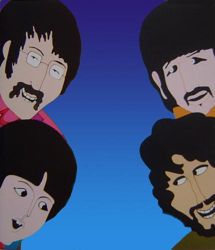 The Beatles - Yellow Submarine - Drawing from the Yellow Submarine movie.