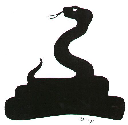 A snake - A snake in its nautral habitat. A snake - A snake in its nautral habitat.