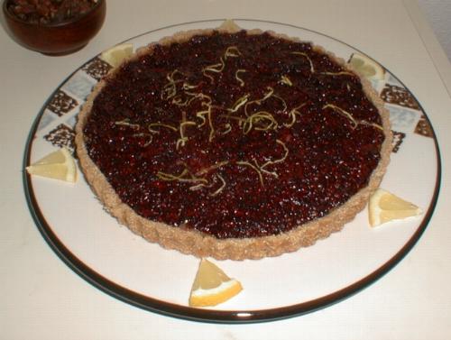 Tart - Raspberry lemon cream tart.