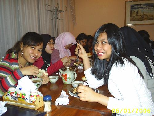 My friends in Ukraine - Birthday dinner