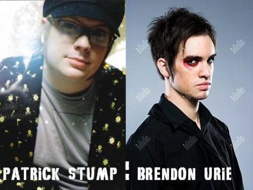 patrick stump and brendon urie - patrick and brendon