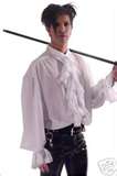 New Romantic - See those lace cuffs and ruffle, the walking stick and leather trousers. You know you want to dree like this!
