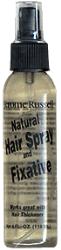 Hairspray - I prefer hairspray over hair gel because it isn&#039;t as sticky and doesn&#039;t flake as much. 