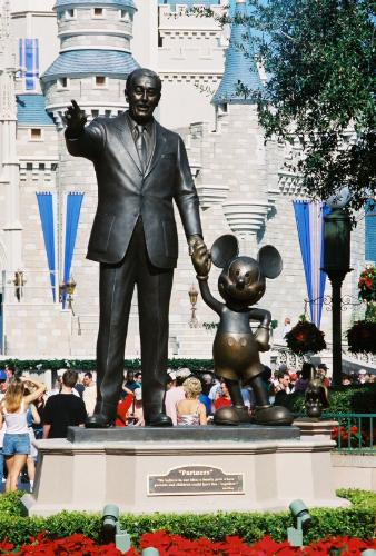 Partners statue - Walt & Mickey Partners statue at the Magic Kingdom
