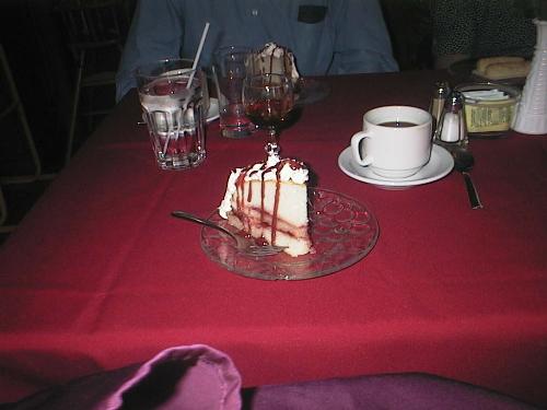 Coffee And Cake - The coffee, cake and a glass of Grand Marnier I enjoyed on Saturday at Sunset Villa.