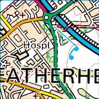 leatherhead - Map of Leatherhead, Surrey, England