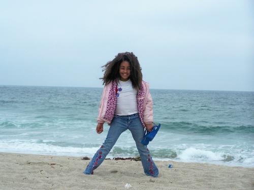 My niece - at Venice Beach..