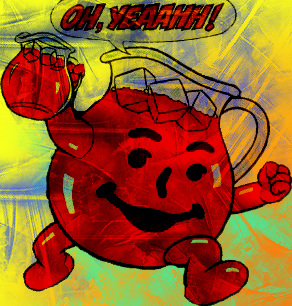 The Cool Kool-aid - Made this for my cousin as an avitar for his msn.