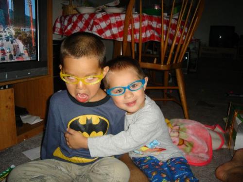 Brothers - It is very rare to see them get along. This is one rare moment caught on camera.
