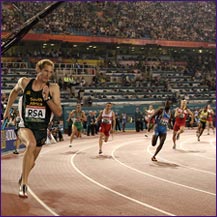 East Manchester's Indoor Athletics Track - Part of the new regeneration going on in the region, and built for the Manchester Commonwealth Games.